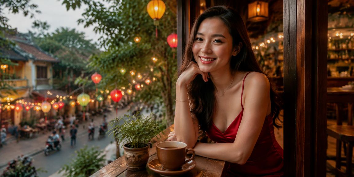Người dùng đọc phân tích kèo trên ứng dụng điện thoại tại quán cà phê Hà Nội